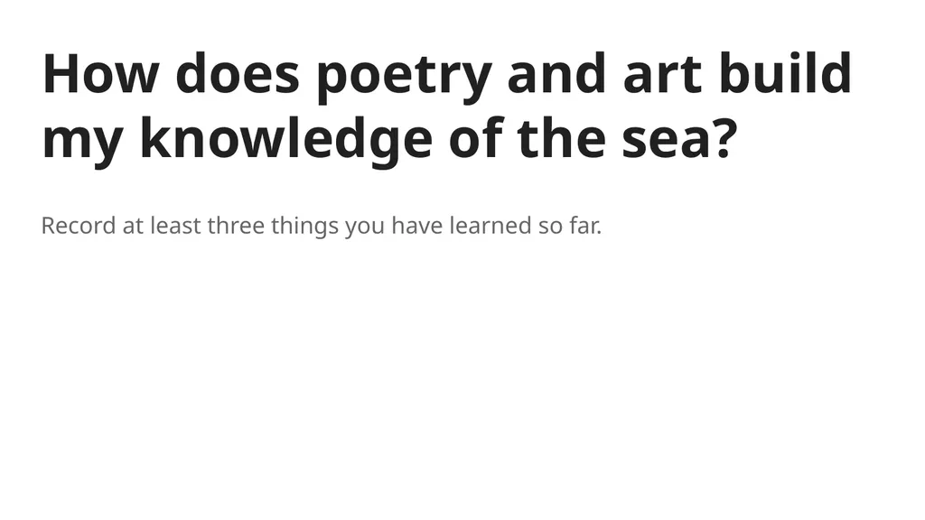 The Sea Module 1 Lessons 1-9 Why do people explore - slide 187 of 211