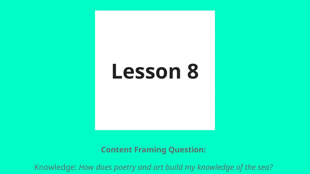 The Sea Module 1 Lessons 1-9 Why do people explore - slide 174 of 211