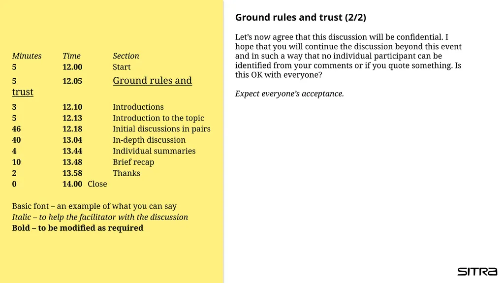 Draft script for the Nature Dialogue Use this as a - slide 6 of 15