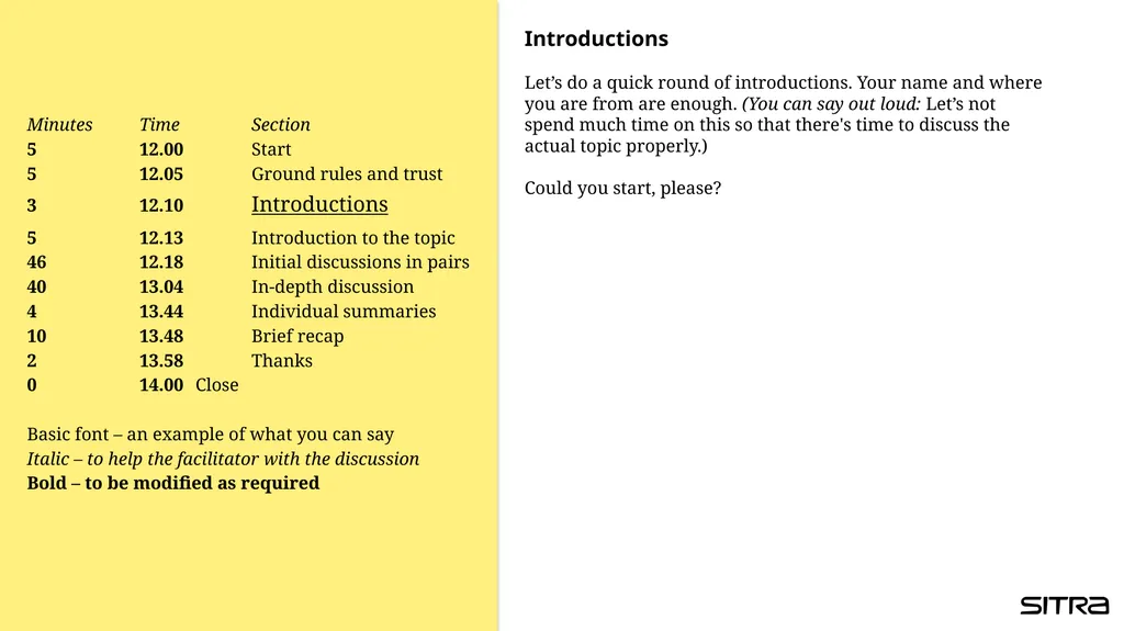 Draft script for the Nature Dialogue Use this as a - slide 7 of 15