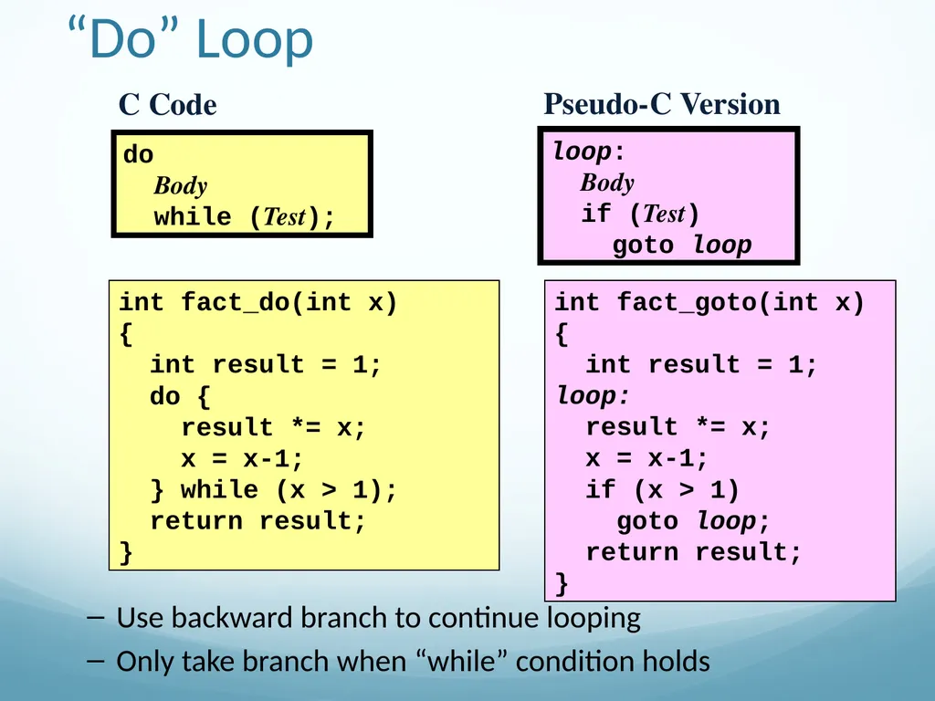 Programming Structures: Conditional/Repeat - slide 10 of 10