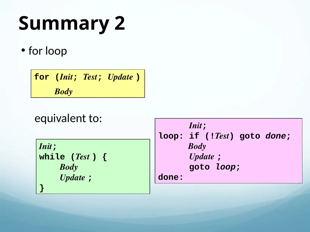 Programming Structures: Conditional/Repeat - slide 4 of 10