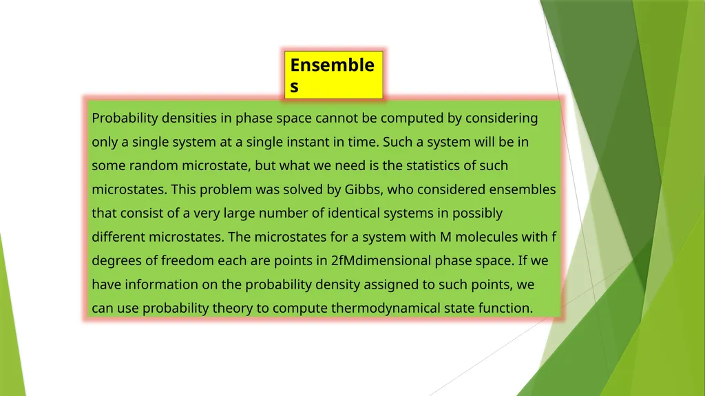 Statistical Thermodynamics Dr. Sayantani - slide 9 of 15