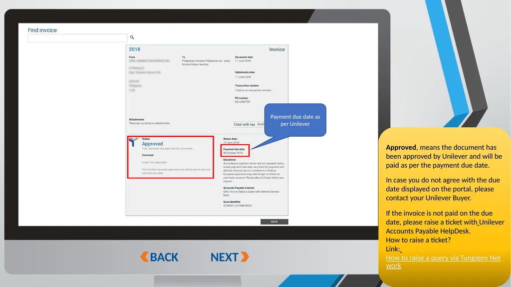 FOLLOW THESE STEPS How to CHECK your invoice/ - slide 9 of 16