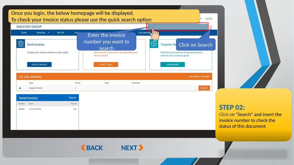FOLLOW THESE STEPS How to CHECK your invoice/ - slide 3 of 16
