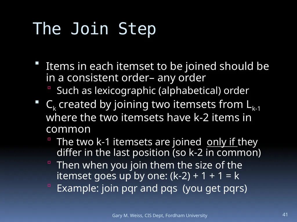 1 Module: Association Analysis Last updated - slide 41 of 65