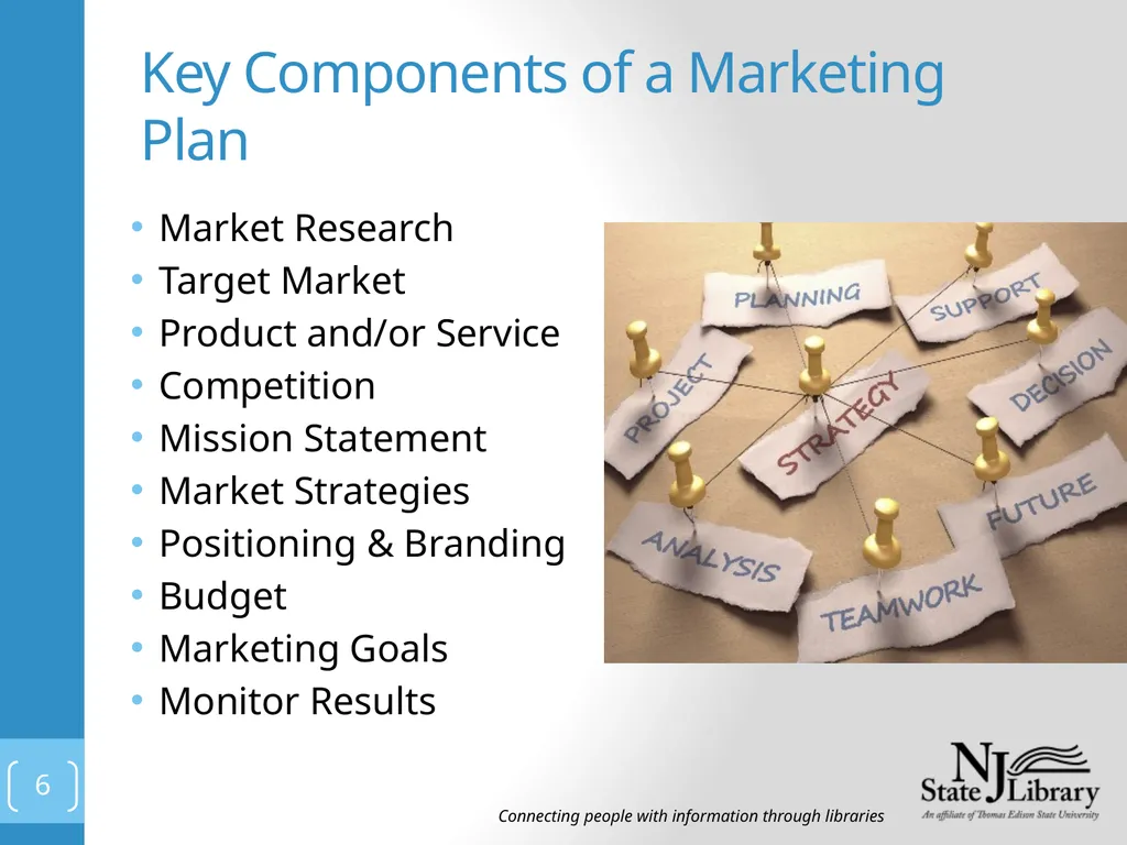 Marketing @Your Library Presented by: Tiffany - slide 6 of 13