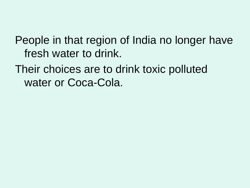 Global Water Modules Module 2: Water and Equity - slide 18 of 22