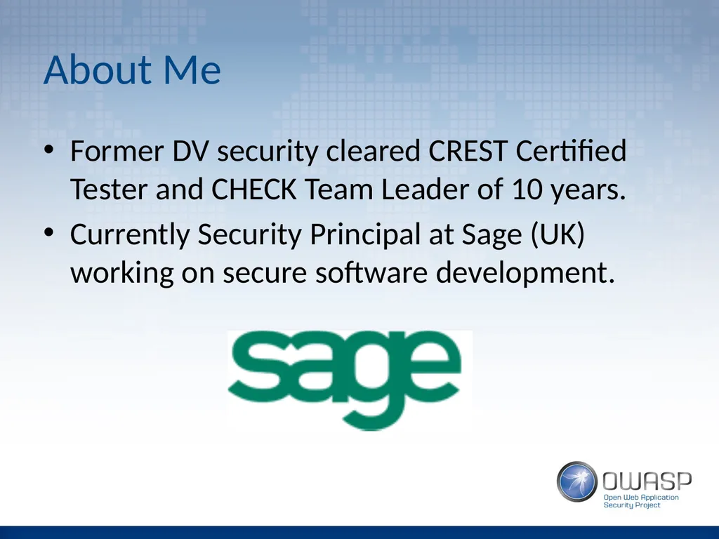 Introduction to Application Penetration Testing - slide 4 of 26
