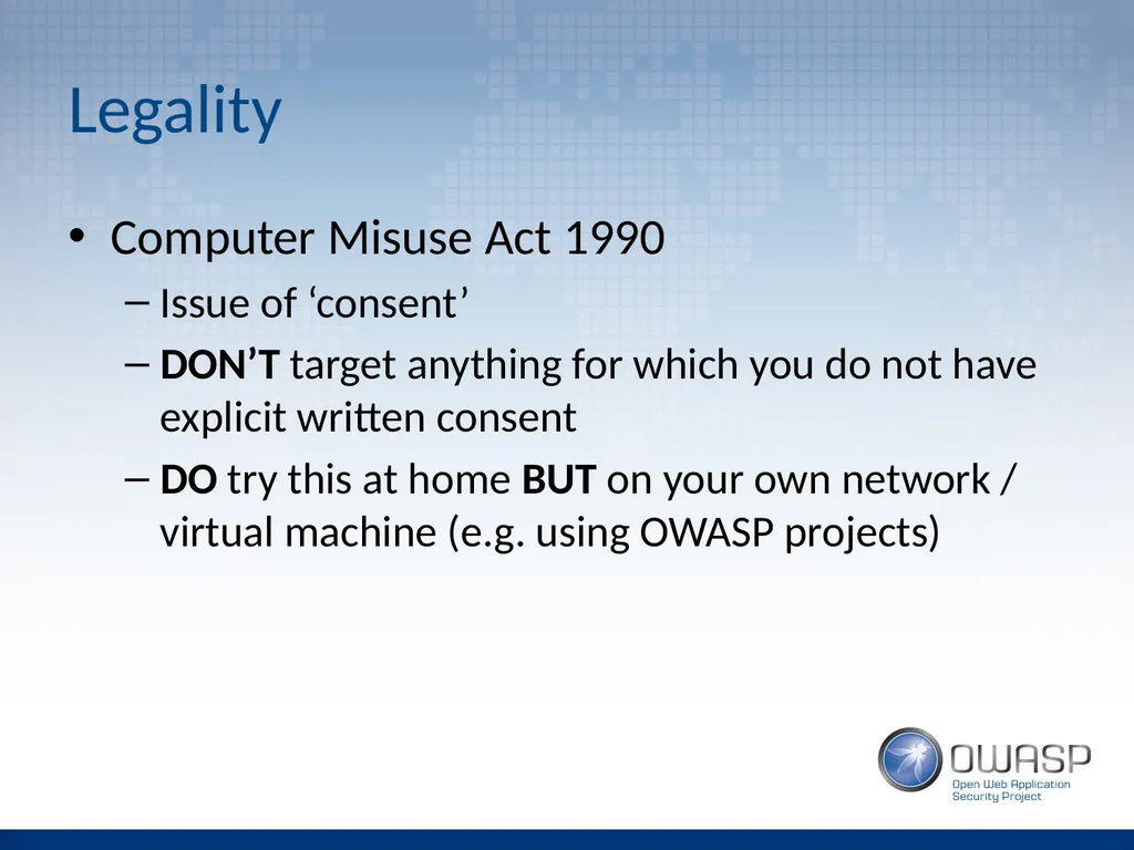Introduction to Application Penetration Testing - slide 6 of 26