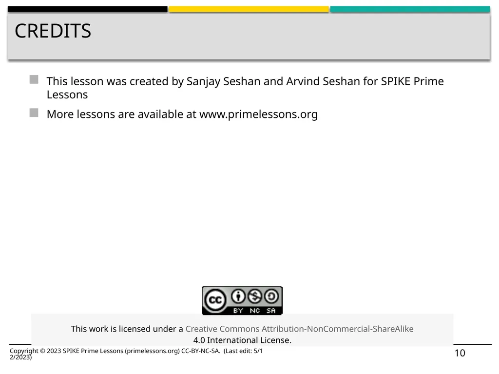 More accurate Turns BY SANJAY AND ARVIND SESHAN - slide 10 of 10