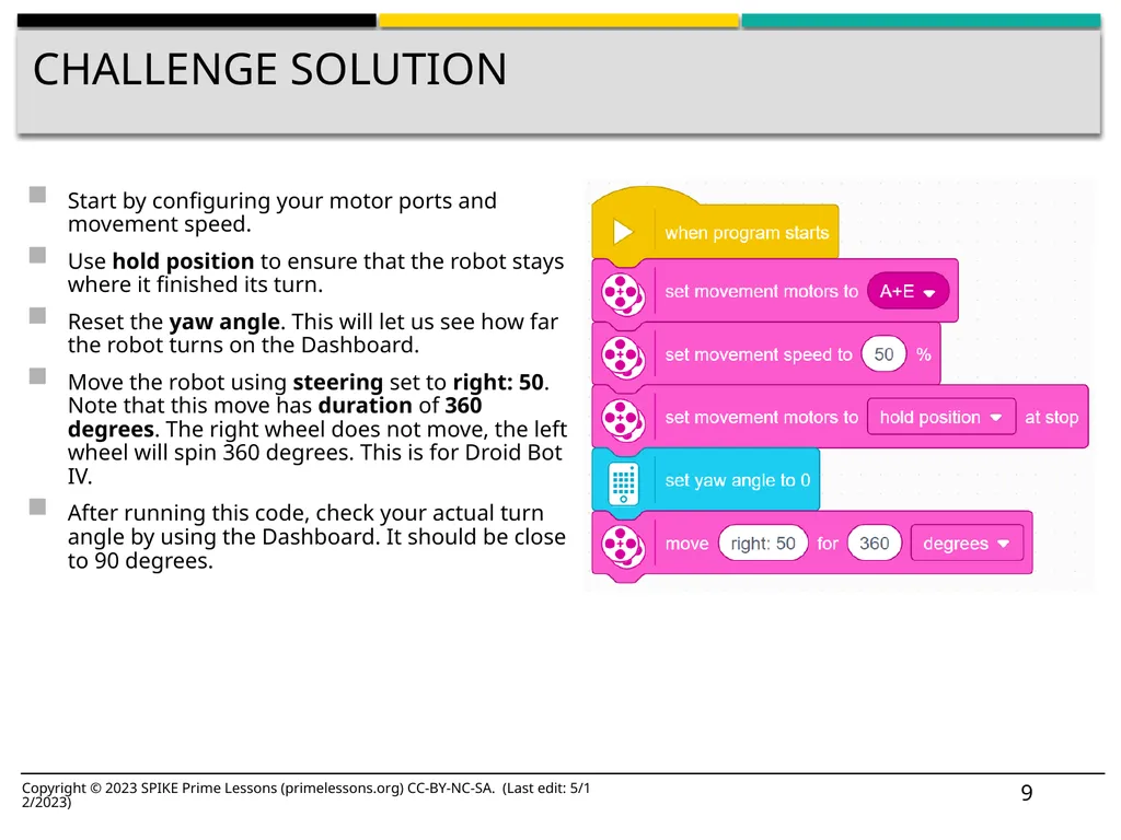 More accurate Turns BY SANJAY AND ARVIND SESHAN - slide 9 of 10