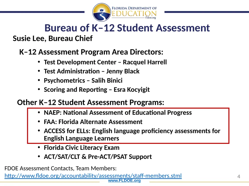 Orientation for New District Assessment - slide 4 of 34