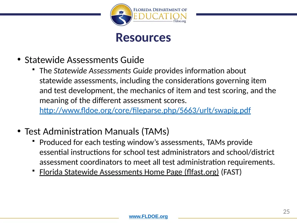 Orientation for New District Assessment - slide 25 of 34