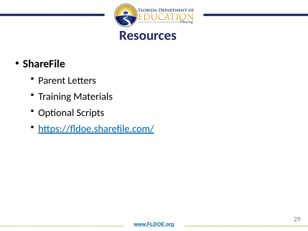 Orientation for New District Assessment - slide 29 of 34