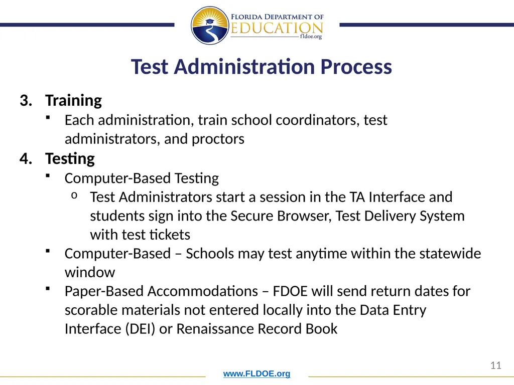 Orientation for New District Assessment - slide 11 of 34