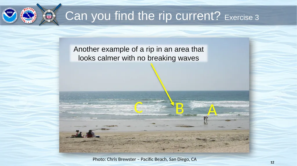 Rip Current Basics and Safety Information Know - slide 12 of 20