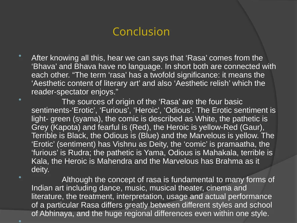 Types of Rasa Pradeep Trikha MLS University - slide 29 of 30