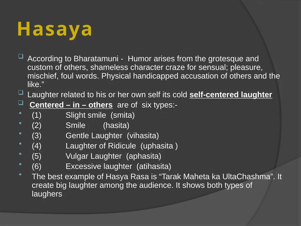 Types of Rasa Pradeep Trikha MLS University - slide 8 of 30
