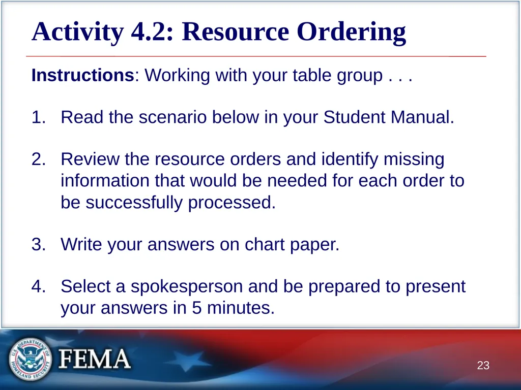 Managing Resources: Overview This graphic depicts - slide 23 of 55