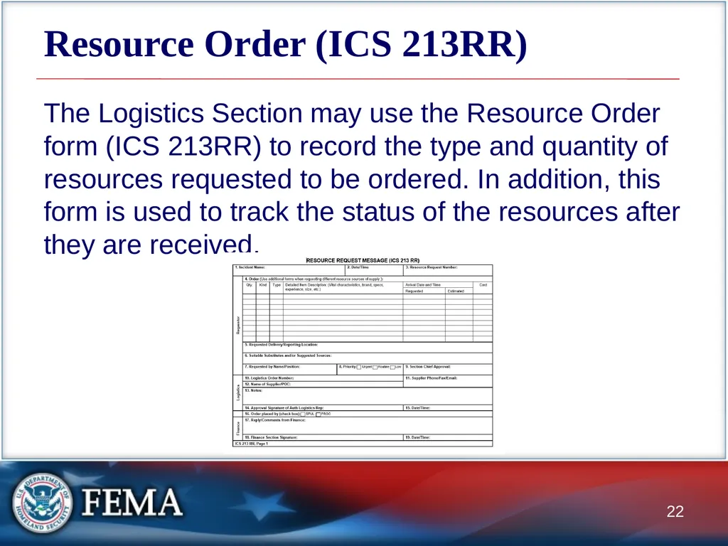 Managing Resources: Overview This graphic depicts - slide 22 of 55