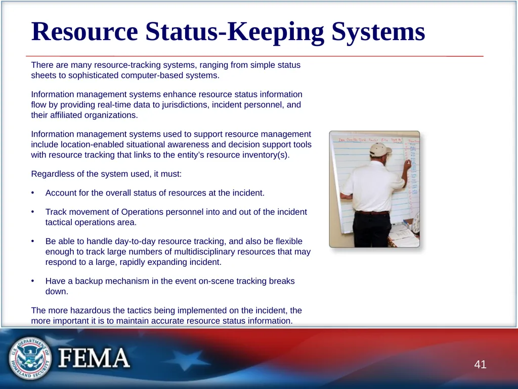 Managing Resources: Overview This graphic depicts - slide 41 of 55