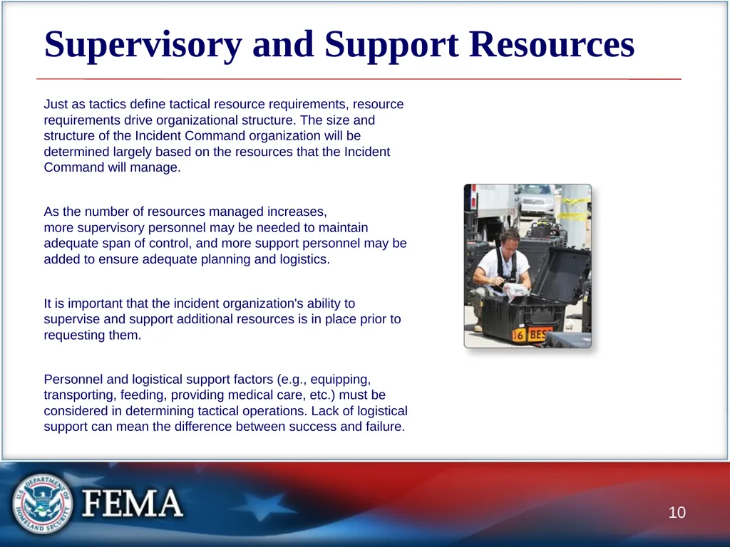 Managing Resources: Overview This graphic depicts - slide 10 of 55