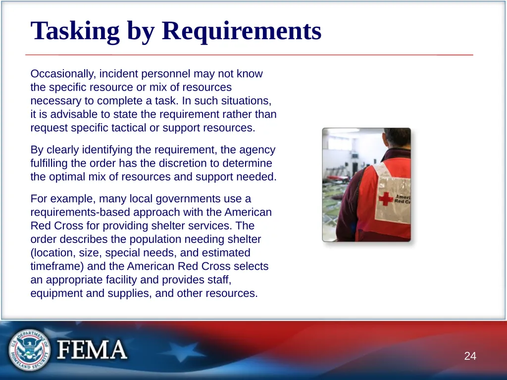 Managing Resources: Overview This graphic depicts - slide 24 of 55