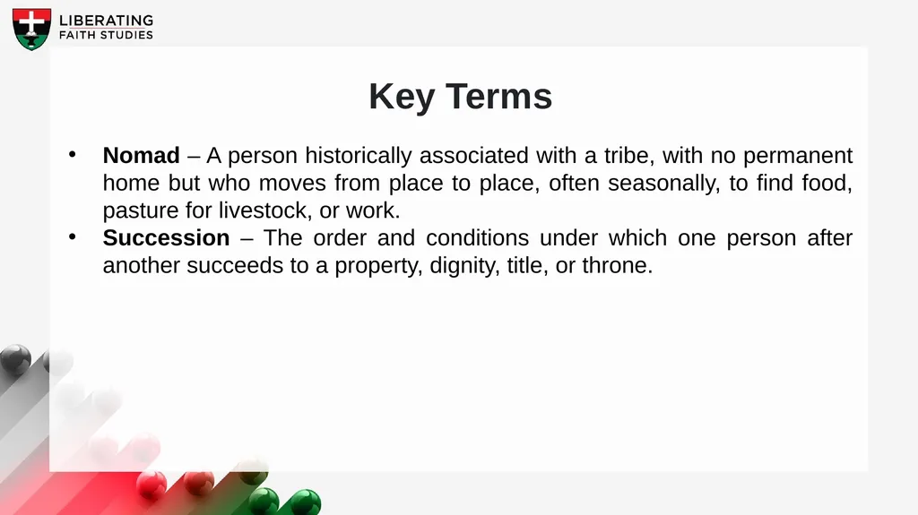 LESSON 1: SEPTEMBER 6 The Covenant Continues Focus - slide 5 of 23