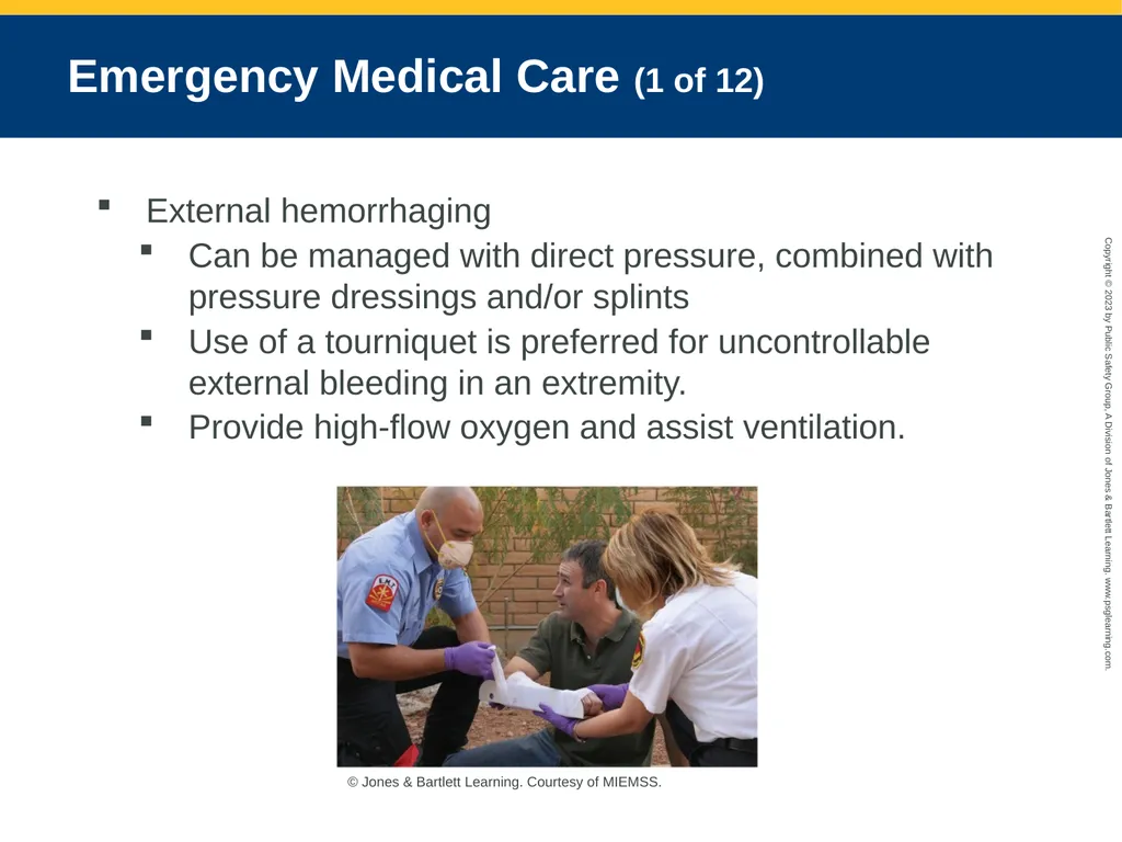Bleeding CHAPTER 27: Focused Lecture National EMS - slide 23 of 34