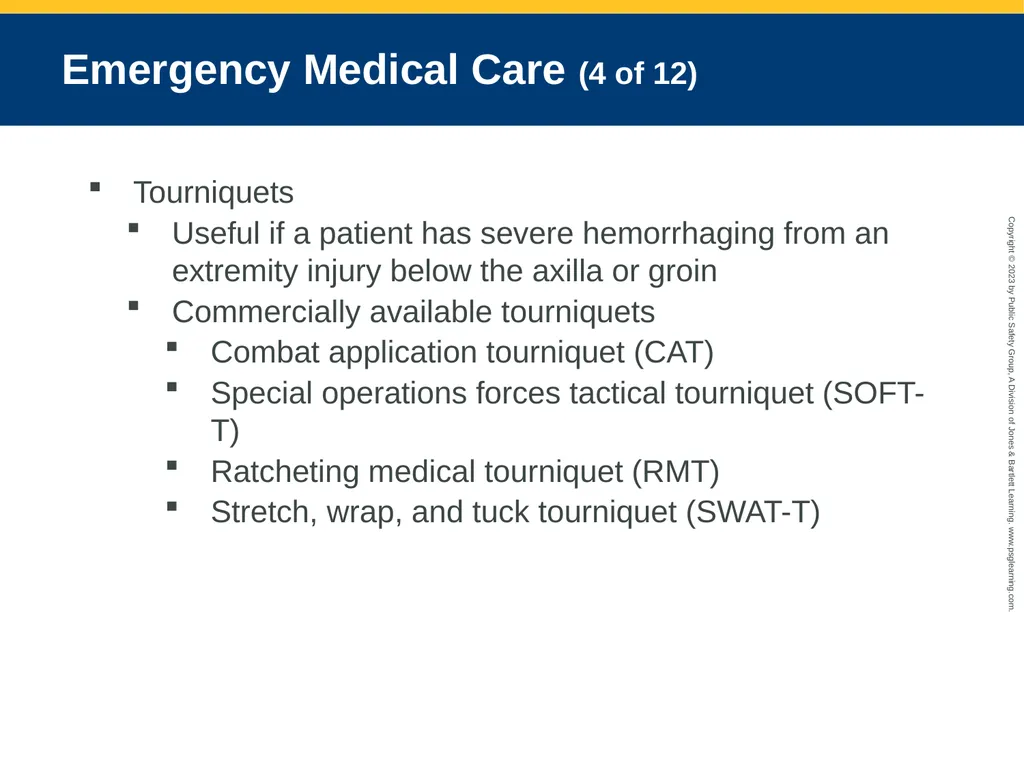 Bleeding CHAPTER 27: Focused Lecture National EMS - slide 26 of 34