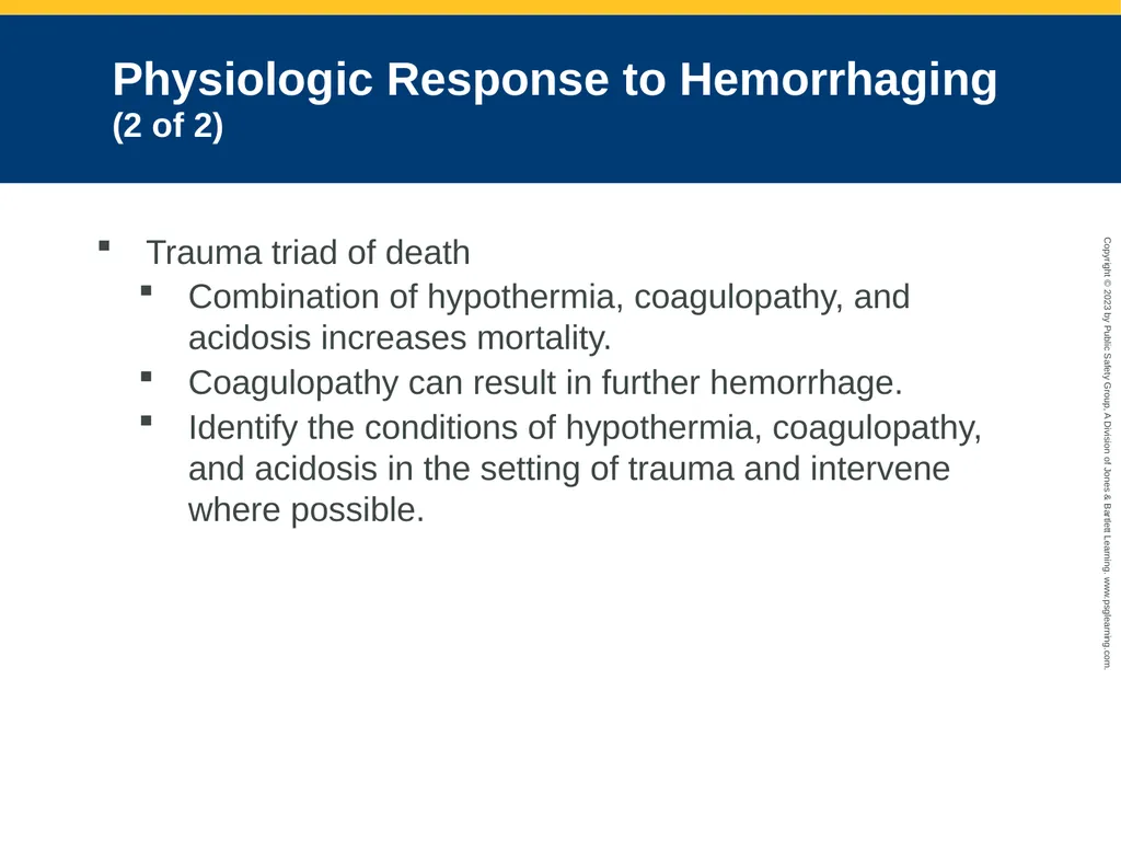 Bleeding CHAPTER 27: Focused Lecture National EMS - slide 17 of 34