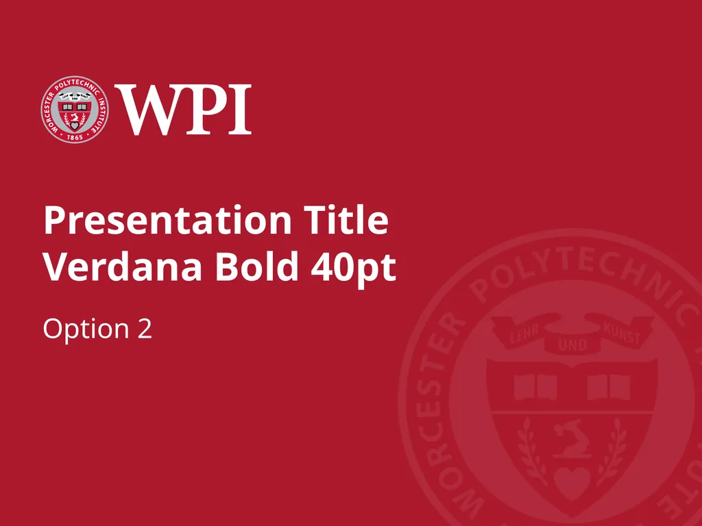 Presentation Title, Verdana Bold 40pt Option 1 1 - slide 18 of 32