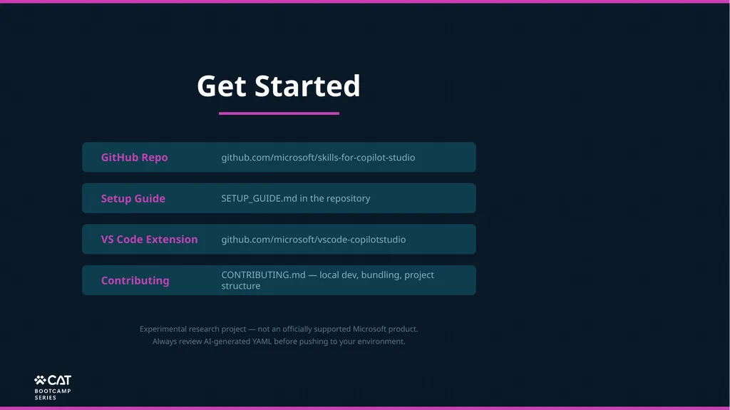 Copilot Studio Plugin for GitHub Copilot CLI and - slide 11 of 11