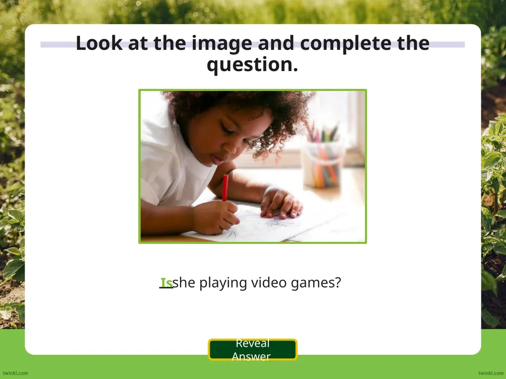 We use the auxiliary verb ‘do’ to make questions - slide 23 of 33