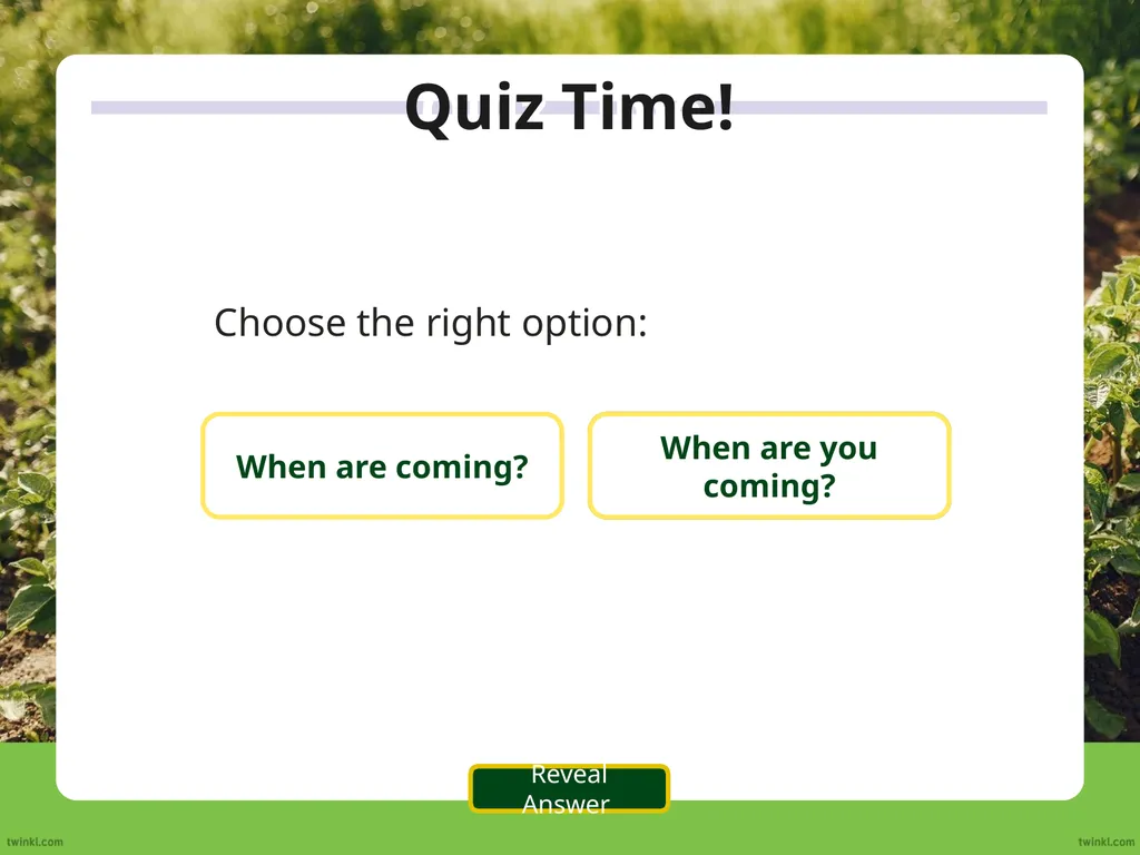 We use the auxiliary verb ‘do’ to make questions - slide 14 of 33