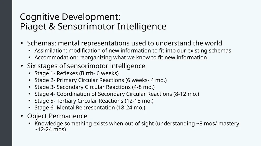 Lifespan Development Module 4; Infancy Module - slide 17 of 35