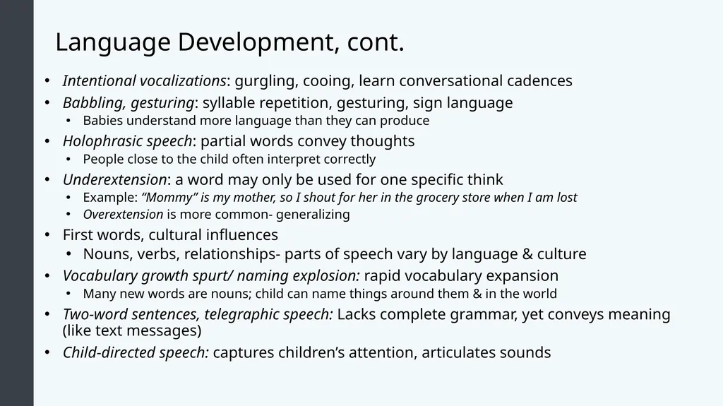 Lifespan Development Module 4; Infancy Module - slide 20 of 35