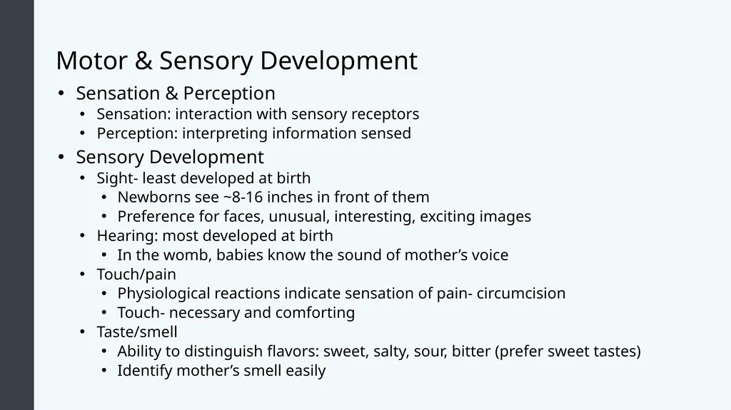 Lifespan Development Module 4; Infancy Module - slide 9 of 35