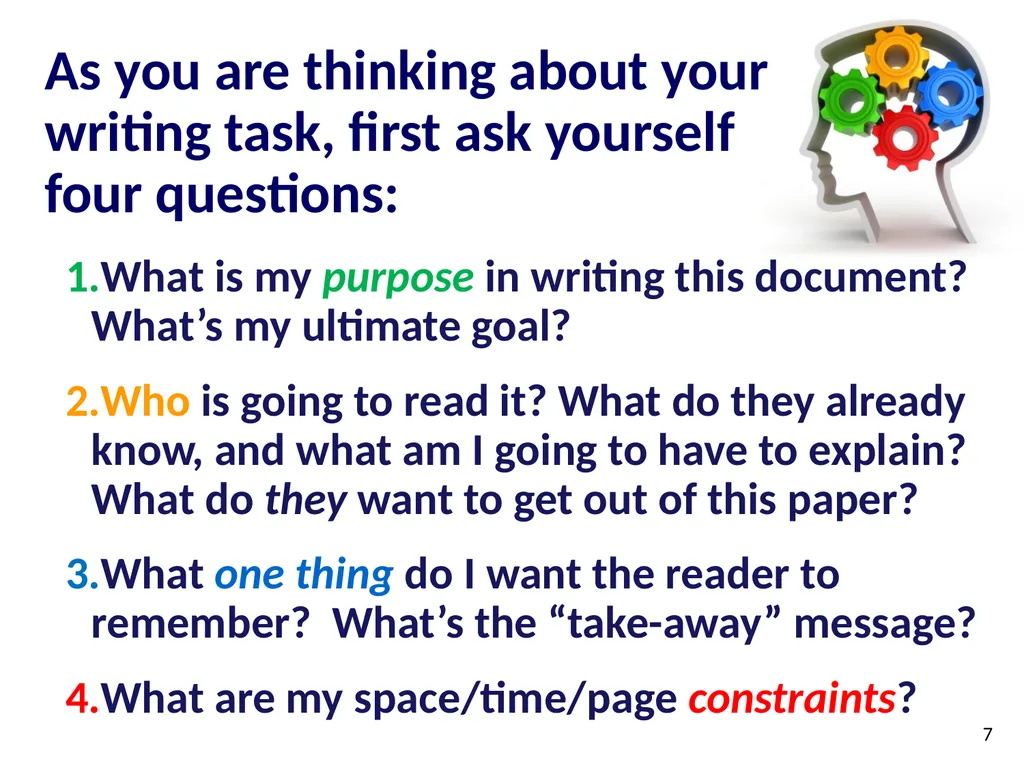 How to Get Started if You Hate to Write © - slide 8 of 26