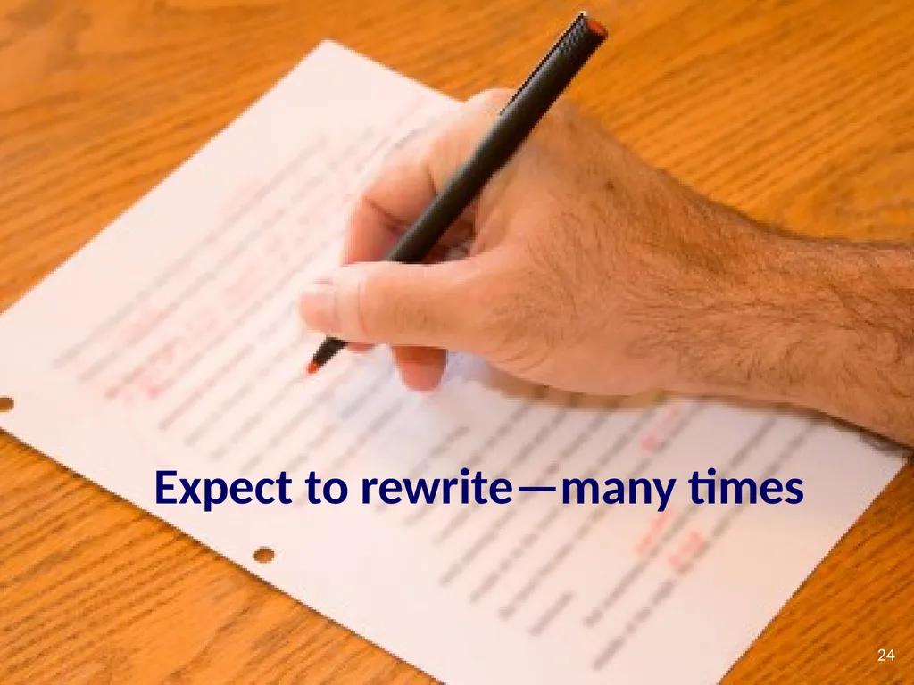 How to Get Started if You Hate to Write © - slide 25 of 26
