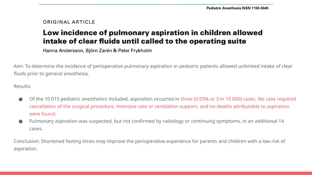 Preoperative Fasting Hannah Liu Topic For patients - slide 31 of 69