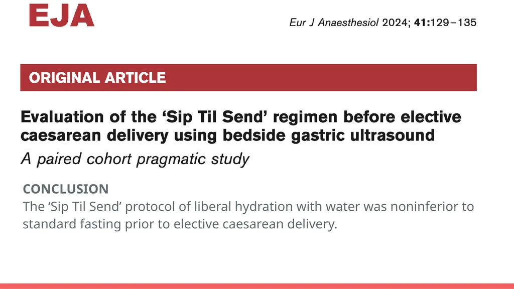 Preoperative Fasting Hannah Liu Topic For patients - slide 40 of 69