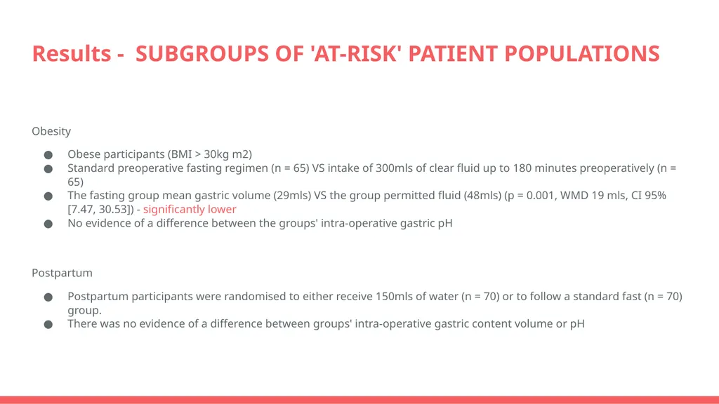 Preoperative Fasting Hannah Liu Topic For patients - slide 23 of 69