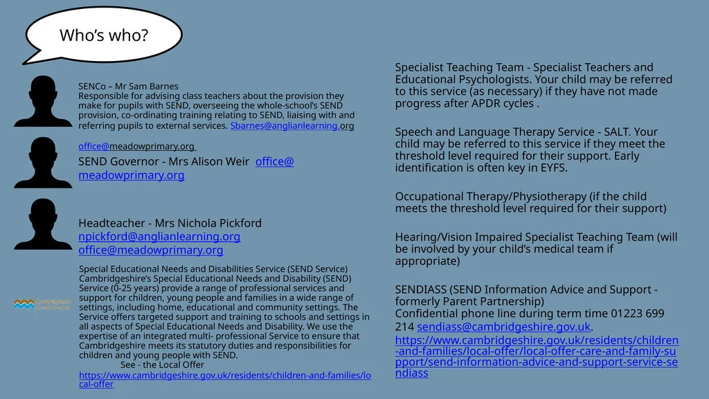 SEND Information Report 2025 - 2026 “inclusive - slide 6 of 6