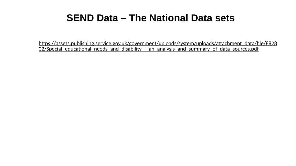 SEND in a Nutshell Malcolm Reeve - National Leader - slide 25 of 33
