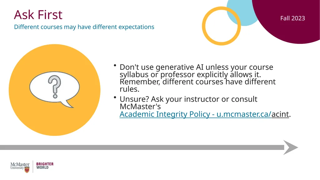 Guidelines for Students on Generative Artificial - slide 3 of 8