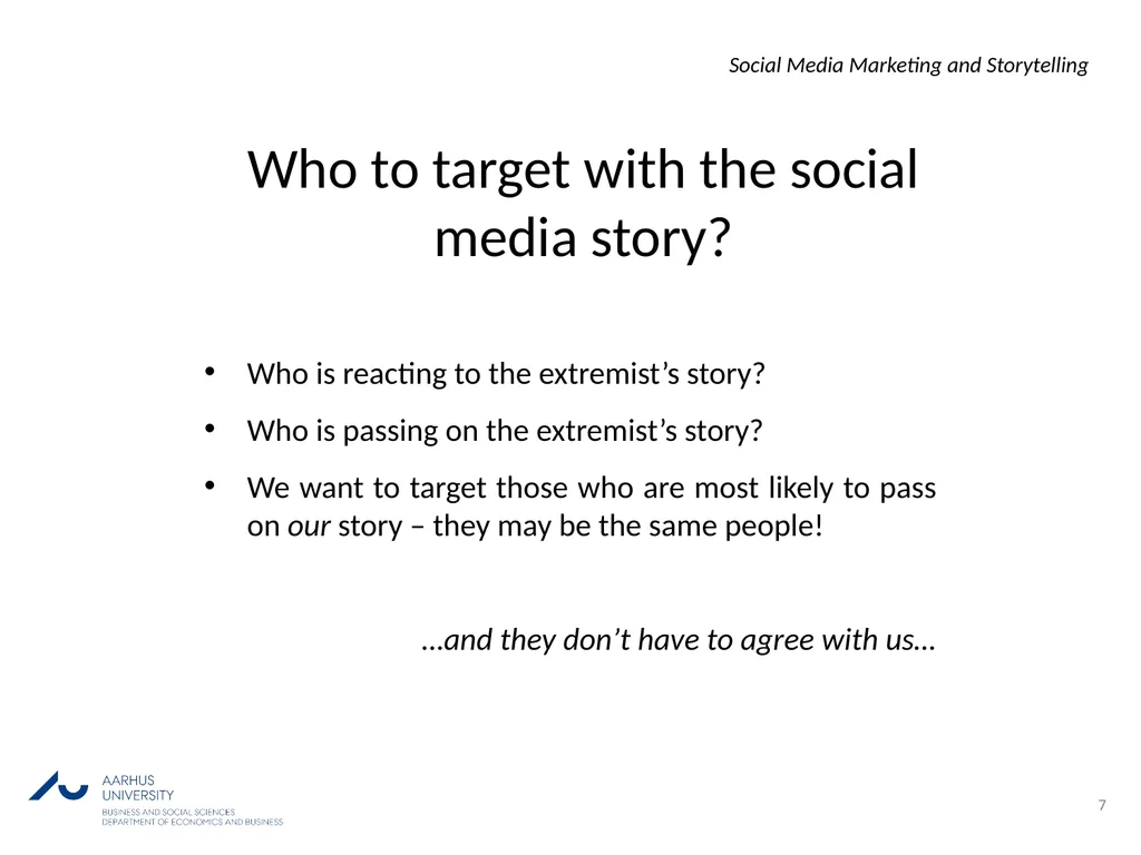 1 Combating political extremism using social media - slide 7 of 12