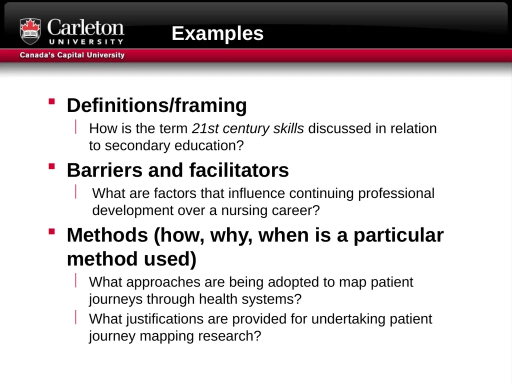 Research Question formulation Literature searching - slide 13 of 31