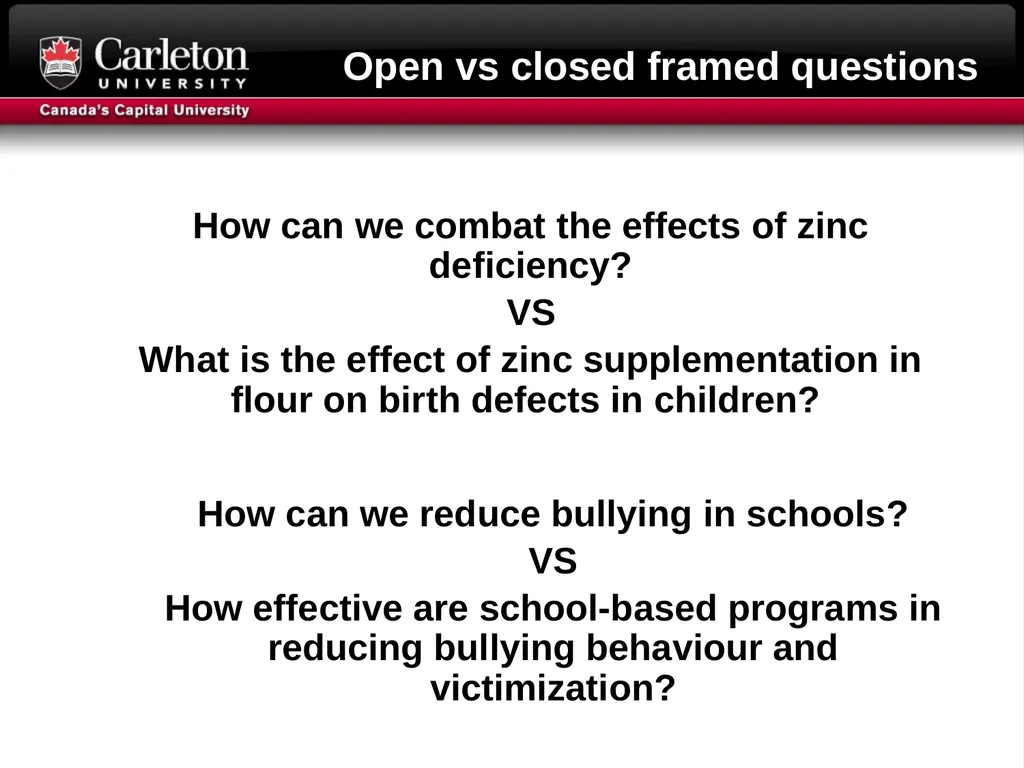 Research Question formulation Literature searching - slide 6 of 31